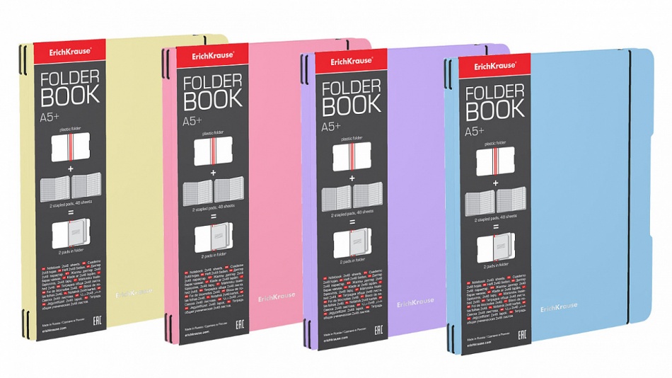Erich Krause развивает успех FolderBook - новые пастельные оттенки